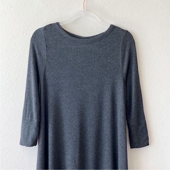 Lou & Grey Signature Soft Three Quarter Sleeve Softspun Terry Dress - Picture 5 of 11